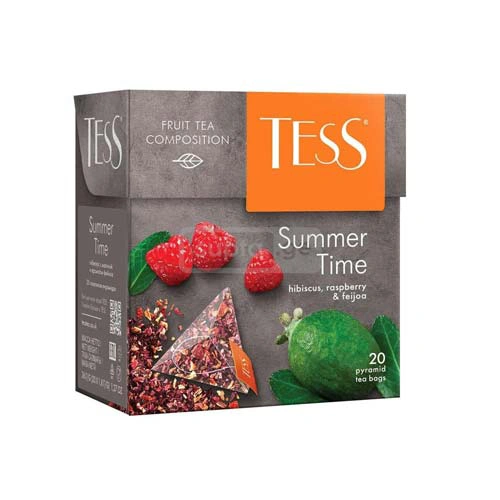 TESS-ტესი Summer Time ხილის ჩაი ჟოლო & ფეიხოა პირამიდებში 1.8გრ 20ც